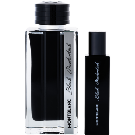 Mont Blanc Black Meisterstuck Eau de parfum spray 4.1 oz & Eau de parfum spray 0.5 oz for men
