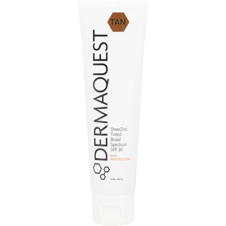 Dermaquest by DermaQuest Essentials SheerZinc SPF 30 Tinted - Tan -56.7g/2OZ for women