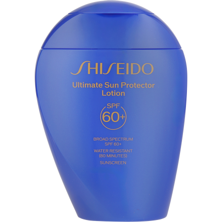 Shiseido by Shiseido Ultimate Sun Protector Lotion SPF60+ For Face and Body Water Resistant -150ml/5OZ for women