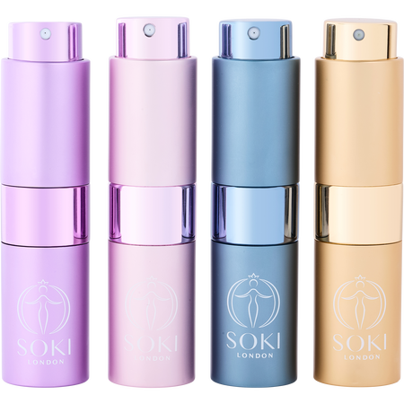 Soki London Variety by Soki London TRAVEL spray COLLECTION WITH APHRODITE & ARTEMIS & CLEOPATRA & EMPRESS AND ALL ARE Eau de parfum spray 0.5 oz for women
