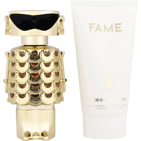 Paco Rabanne Fame Intense Eau de parfum spray 1.7 oz & BODY LOTION 2.5 oz for women