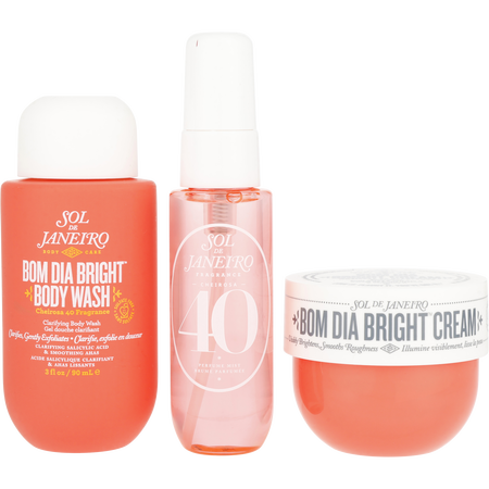 Sol De Janeiro by Sol De Janeiro Bom Dia Bright Jet Set: Body Wash 90ml + Body Cream 50ml + Chrirosa 40 Perfume Mist 30ml -3pcs for women