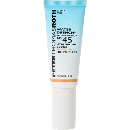 Peter Thomas Roth by Peter Thomas Roth Water Drench Broad Spectrum SPF 45 Hyaluronic Cloud Sheer Tint Moisturizer -20ml/0.67OZ for women