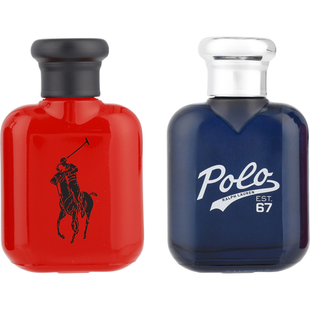 Ralph Lauren Variety 2 PIECE MINI VARIETY WITH POLO RED & POLO 67 AND BOTH ARE EDT spray 0.5 oz for men