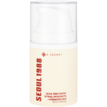 K-Secret by K-Secret Seoul 1988 Cream: Retinal Liposome 1% + Fermented Rice -50ml/1.69OZ for women