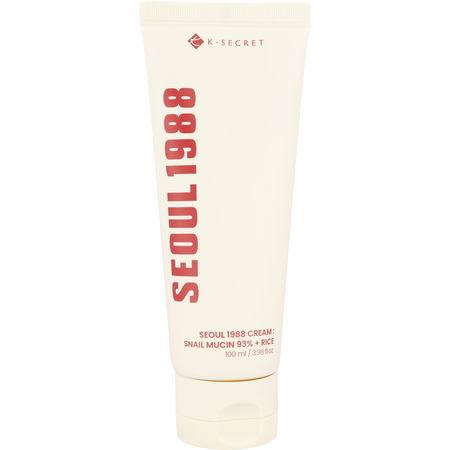 K-Secret by K-Secret Seoul 1988 Cream: Snail Mucin 93% + Rice -100ml/3.38OZ for women
