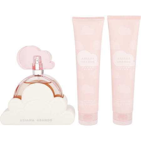 Cloud Pink Ariana Grande Eau de parfum spray 3.4 oz & BODY SOUFFLE 3.4 oz & SHOWER GEL 3.4 oz for women