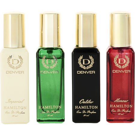 Denver Variety by Denver HAMILTON LUXURY SET WITH CALIBER & HAMILTON & HONOUR & IMPERIAL AND ALL ARE Eau de parfum spray 0.68 oz for men