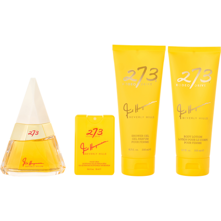 Fred Hayman 273 Eau de parfum spray 2.5 oz & BODY LOTION 6.7 oz & SHOWER GEL 6.7 oz & POCKET spray for women