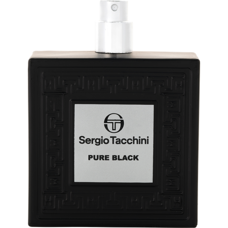 Sergio Tacchini Pure Black EDT spray 3.4 oz *TESTER for men