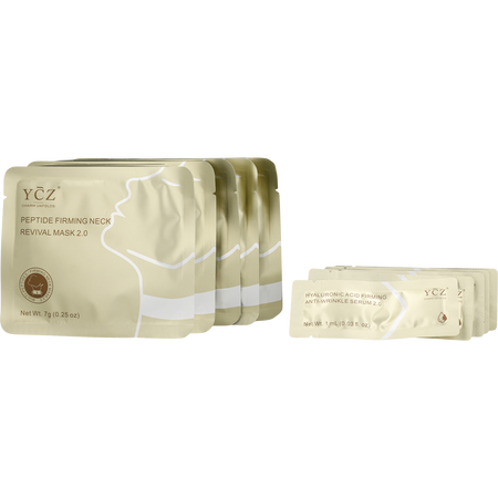 Ycz by YCZ Peptide Firming & Smoothing Neck Mask Set - 10ct for women