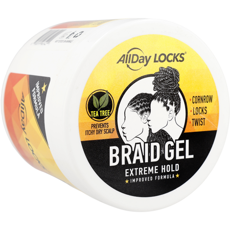 Allday Locks by ALLDAY LOCKS ALLDAY LOCKS BRAID GEL EXTREME HOLD HIGH SHINE 15 oz for unisex