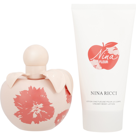 Nina Ricci Nina Fleur EDT spray 2.7 oz & BODY LOTION 2.5 oz for women