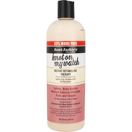 Aunt Jackies by AUNT JACKIES AUNT JACKIES CURLS AND COILS KNOT ON MY WATCH INSTANT HAIR DETANGLING THERAPY 16 oz for unisex