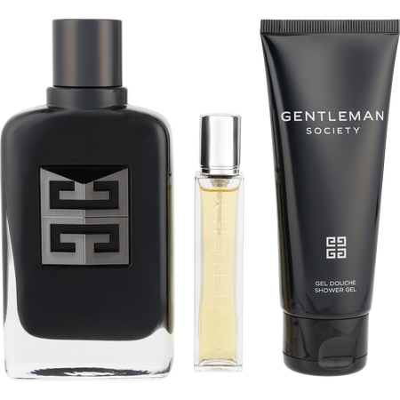 Givenchy Gentleman Society Extreme Eau de parfum spray 3.4 oz & SHOWER GEL 2.5 oz & Eau de parfum spray 0.4 oz MINI for men