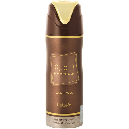 Lattafa Khamrah Qahwa BODY spray 6.67 oz for unisex