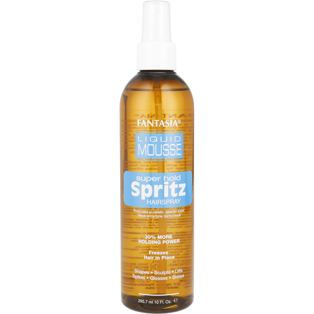 Fantasia by FANTASIA FANTASIA LIQUID MOUSSE SPRITZ HAIR spray SUPER HOLD 10 oz for unisex