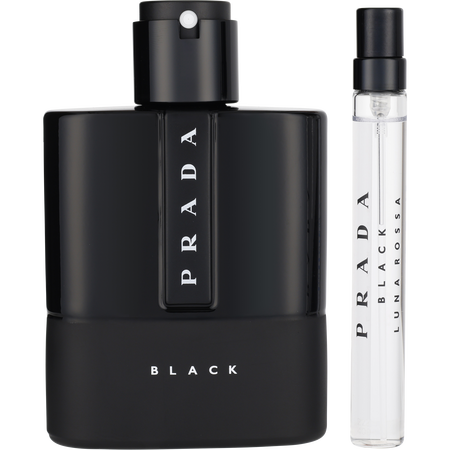 Prada Luna Rossa Black Eau de parfum spray 3.4 oz & Eau de parfum spray 0.33 oz MINI for men