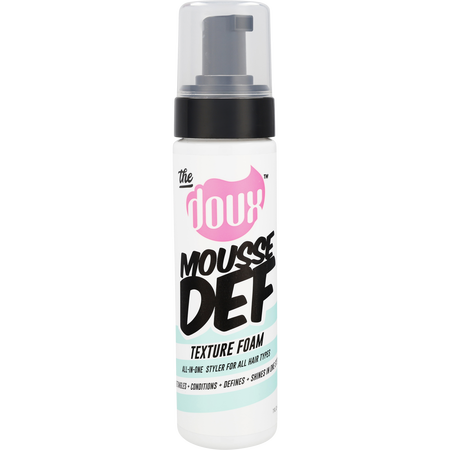 The Doux by THE DOUX THE DOUX MOUSSE DEF TEXTURE FOAM ALL-IN-ONE STYLER FOR ALL HAIR TYPES 7 oz for unisex