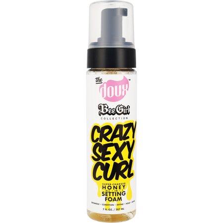 The Doux by THE DOUX THE DOUX BEE GIRL CRAZY SEXY CURL SUPER CHARGED HONEY ALL-IN-1 SETTING FOAM 7 oz for unisex