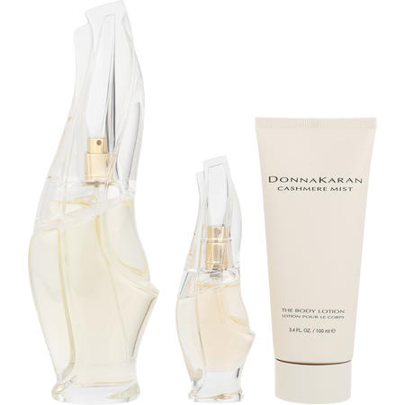 Donna Karan Cashmere Mist Eau de parfum spray 3.4 oz & BODY LOTION 3.4 oz & Eau de parfum 0.5 oz MINI for women