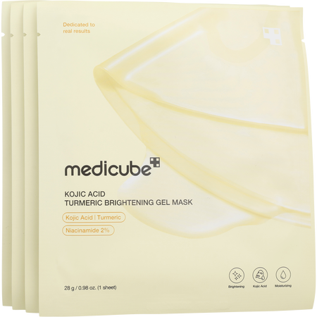 Medicube by Medicube Kojic Acid Turmeric Brightening Gel Mask -4x28g/0.98OZ for women