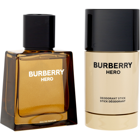Burberry Hero Eau de parfum spray 1.6 oz & DEODORANT STICK 2.5 oz for men