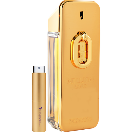 Paco Rabanne Million Gold Eau de parfum INTENSE spray 0.27 oz (TRAVEL spray) for men