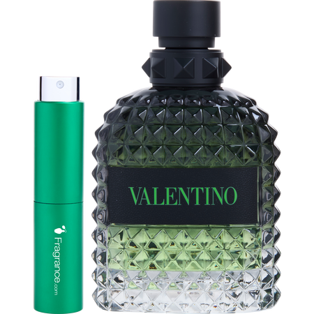 Valentino Uomo Born In Roma Green Stravaganza EDT spray 0.27 oz (TRAVEL spray) for men
