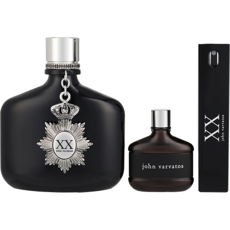 John Varvatos Xx Heritage EDT spray 4.2 oz & EDT TRAVEL spray 0.57 oz & JOHN VARVATOS EDT 0.5 MINI for men