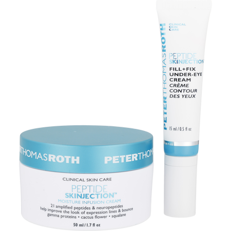 Peter Thomas Roth by Peter Thomas Roth Full-Size Peptide Skinjection Solutions Kit: Peptide Skinjection Fill + Fix Under-Eye Cream 0.5OZ + Peptide Skinjection Moisture Infusion Cream 1.7OZ -2pcs for women