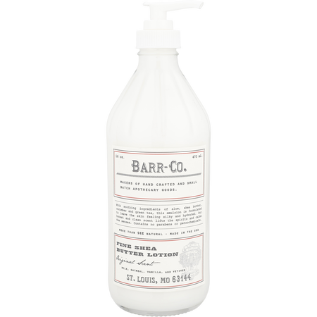 Barr-Co. Original Scent by Barr-Co. SHEA BUTTER LOTION 16 oz for unisex