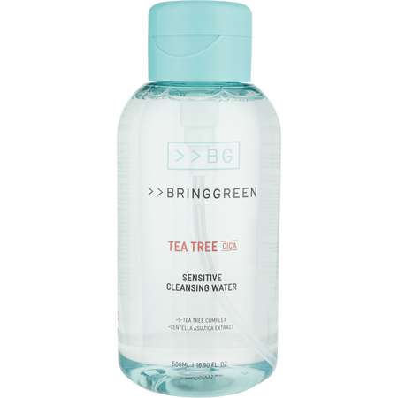 Bring Green by Bring Green Tea Tree Cica Sensitive Cleansing Water -500ml/16.9OZ for women