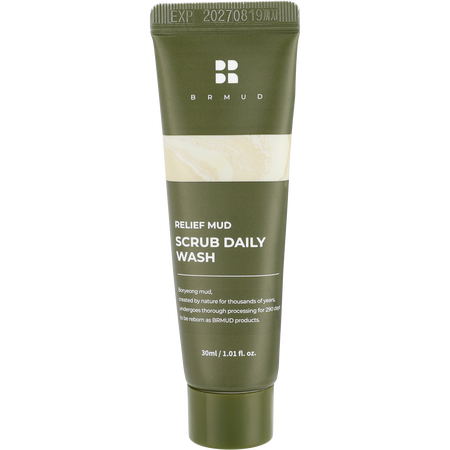 Brmud by BRMUD Relief Mud Scrub Daily Wash -30ml/1.01OZ for women