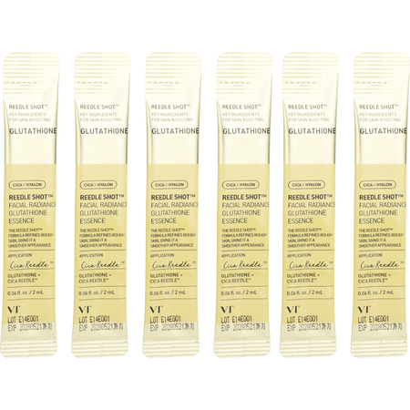 Vt Cosmetics by VT Cosmetics Reedle Shot Facial Radiance Glutathione Essence (6 pack) -6x2ml/0.06OZ for women