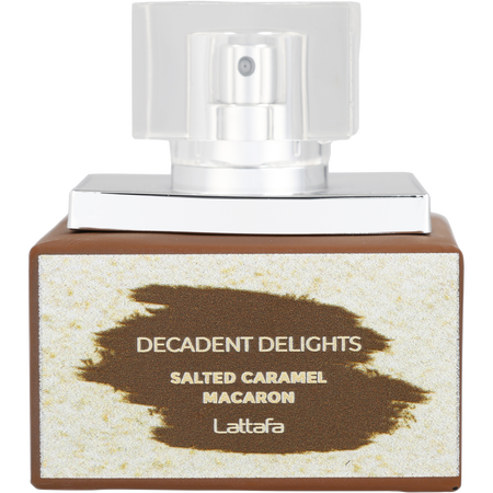 Lattafa Decadent Delights Salted Caramel Macaron Eau de parfum spray 1.7 oz for unisex