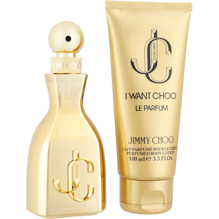 Jimmy Choo I Want Choo Le Parfum by Jimmy Choo PARFUM spray 2 oz & BODY LOTION 3.3 oz for women