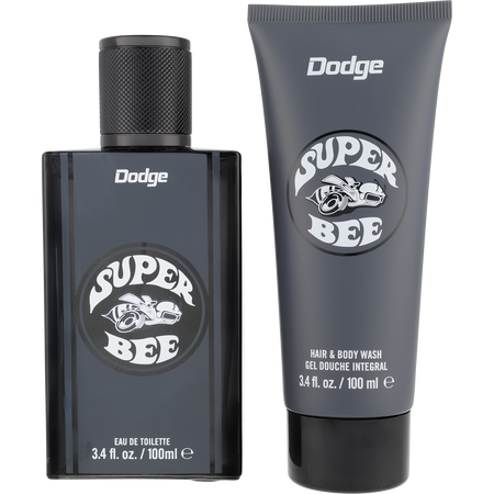 Dodge Sueprbee EDT spray 3.4 oz & HAIR & BODY WASH 3.4 oz for men