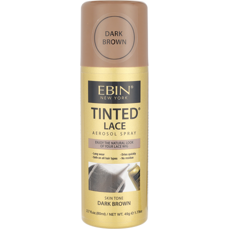 Ebin New York by EBIN New York TINTED LACE AEROSOL spray - DARK BROWN 2.7 oz for women