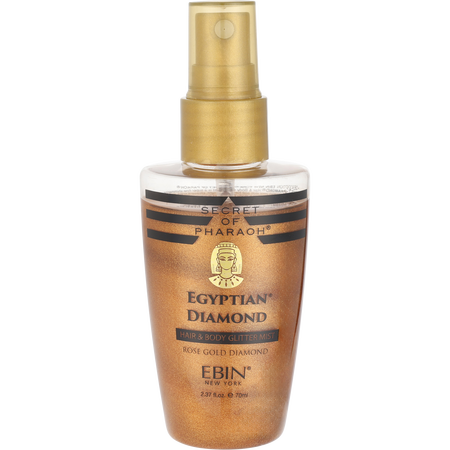 Secret Of Pharaoh by EBIN New York EGYPTIAN DIAMOND HAIR & BODY GLITTER MIST - ROSE GOLD DIAMOND 2.37 oz for women