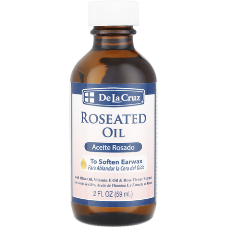 De La Cruz by De La Cruz Roseated Oil To Soften Earwax -59ml/2OZ for unisex