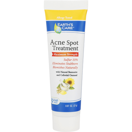 Earth's Care, Acne Spot Treatment-10% Sulfur, 0.97 oz