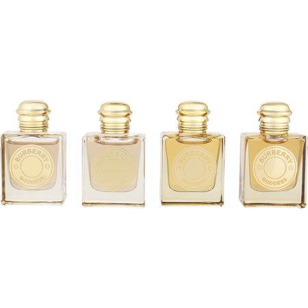 Burberry Variety 4 PIECE WOMENS VARIETY WITH GODDESS EDP X2 & GODDESS INTENSE EDP & GODDESS PARFUM AND ALL ARE 0.16 oz MINIS for women