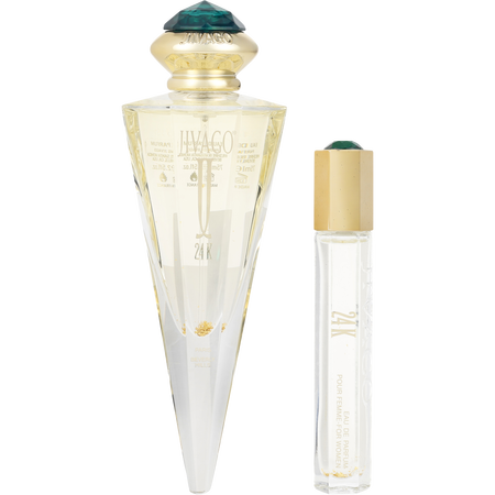 Jivago 24K Eau de parfum spray 2 oz & Eau de parfum ROLLERBALL 0.33 oz for women