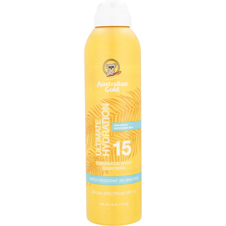 Australian Gold by Australian Gold Ultimate Hydration Continuous Spray Sunscreen SPF 15 -170g/6OZ for unisex