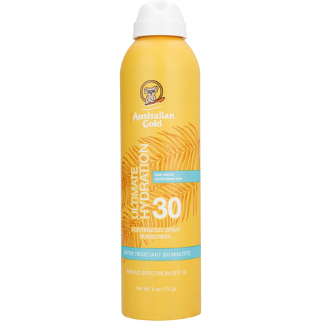 Australian Gold by Australian Gold Ultimate Hydration Continuous Spray Sunscreen SPF 30 -170g/6OZ for unisex