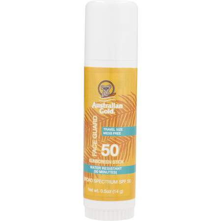 Australian Gold by Australian Gold Face Guard Sunscreen Stick Broad Spectrum SPF 50 -14g/0.5OZ for unisex
