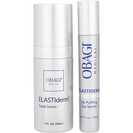 Obagi by Obagi Elastiderm Face And Eye Serum Kit: ELASTIDERM Firming Facial Serum 1OZ + De-Puffing Eye Serum 0.47OZ -2pcs for women