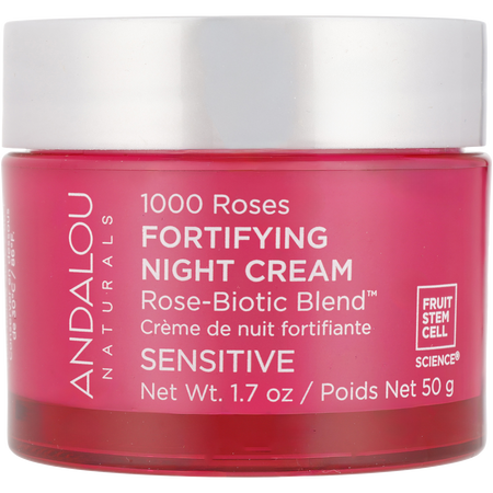 Andalou Naturals by Andalou Naturals Sensitive 1000 Roses Fortifying Night Cream -50g/1.7OZ for women