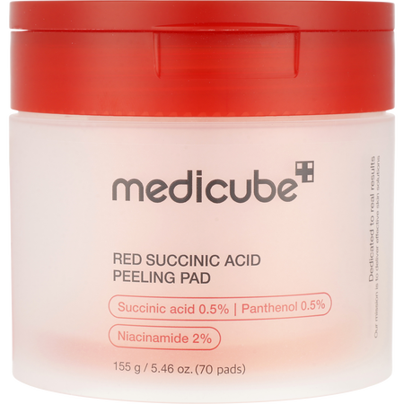 medicube - Red Succinic Acid Peeling Pad - 155g/70pads